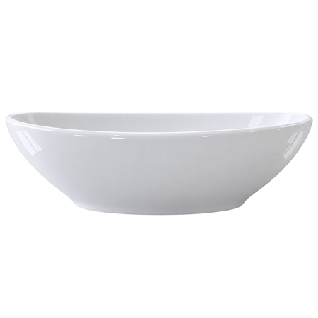 Balneo Loren 42 × 33 cm White Ceramic Countertop Washbasin