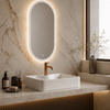 Balneo Savia White Ceramic Countertop Basin 49 × 38 cm