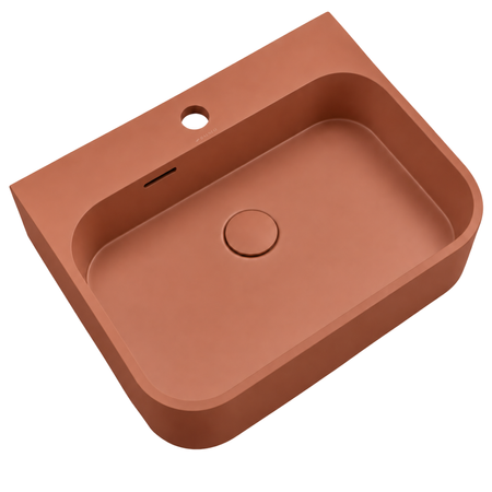 Washbasin BELORIA Solid Surface Cotto Antico
