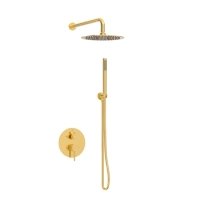 Balneo Cascade shower mixer set of 2 shiny gold