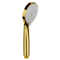Balneo Cascade model 3 shiny gold shower handset
