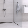 Slope profile Balneo black for glass right 170 cm