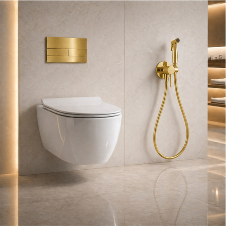 Bateria bidetowa Balneo Cascade model 2 gold