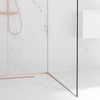Slope profile Balneo copper for glass right 120 cm