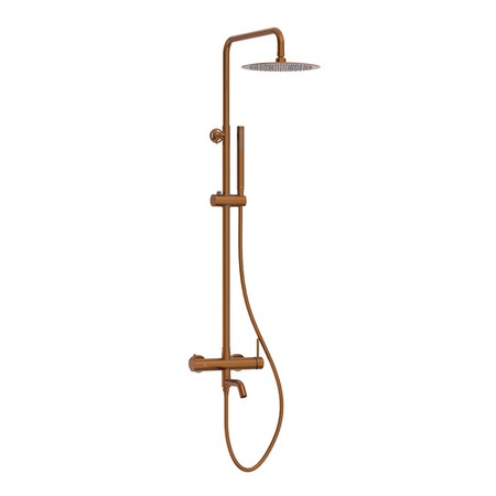 Balneo Cascade shower mixer set 1 copper