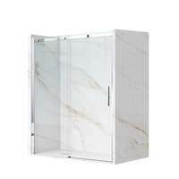 Drzwi prysznicowe rozsuwane Balneo Porta – Chrom 100 cm