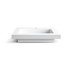 Balneo Rica countertop washbasin 60 x 40 cm white conglomerate
