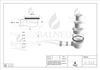 Shower tray siphon for Balneo Stone Tray 68 mm