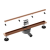 Odpływ liniowy podłogowy Balneo Slim & Low ProLine Copper 80 cm miedziany