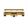Wall-mounted shower drain Wall and Floor NEXT - 80 cm Gold