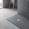 Maskownica do brodzika z konglomeratu mineralnego Balneo Stone Tray chrom