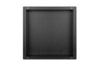 Półka wnękowa Balneo Wall Box No rim Black 30 x 30 x 7 cm czarna ze stali nierdzewnej bez kołnierza