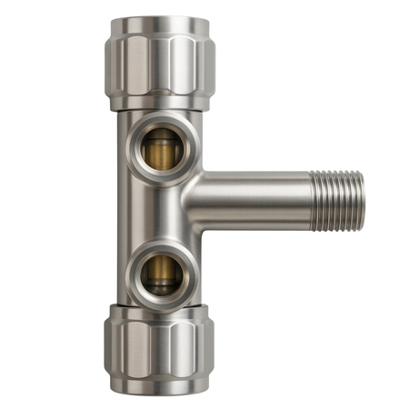 Angle valve model 3 INOX 1/2 x 1/2 x 1/2