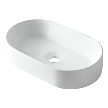 Balneo Nessa 51 x 31 cm White Ceramic Countertop Basin