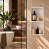 Niche shelf WALL-BOX Solid Duo Coco White