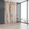 Linear drain floor Balneo 360 Drain 100 cm double-sided with panel made of stainless steel brushed with rotating trap