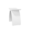 Stołek łazienkowy LAVO Solid Surface Coco White/Biały