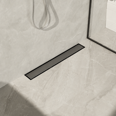 Wall-mounted shower drain Wall and Floor NEXT - 90 cm Gun Metal