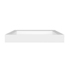 Veloria Solid Surface Washbasin, Coco White, with Linear Drain, 60 cm