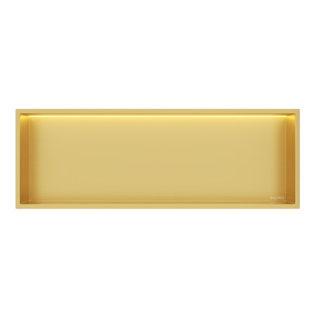 Półka wnękowa Balneo Wall Box LED Złota 90 x 30 x 10 cm