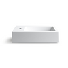 Balneo Vega countertop washbasin 40 x 22 cm white conglomerate