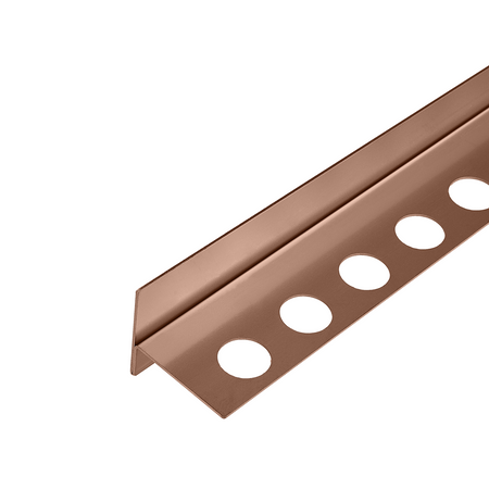 Listwa spadkowa Balneo miedziana podłogowa prawa 120 cm