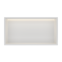 Półka wnękowa Balneo Wall Box LED Biała 60 x 30 x 10 cm