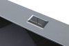 Balneo Fix-Frame Glass Black surface-mounted WC frame, black, tempered glass