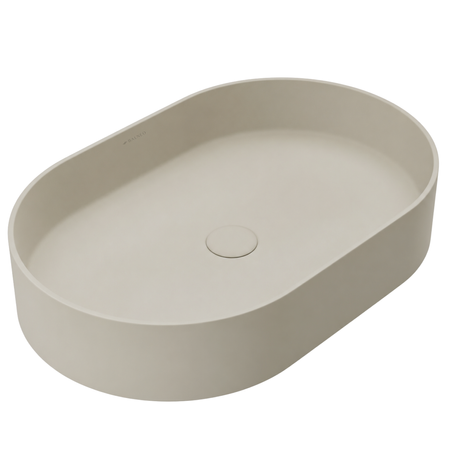Washbasin ETERIA Solid Surface Cashmere Dune