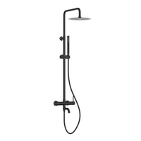 Balneo Cascade shower mixer set 1 black