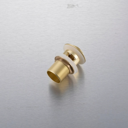 Balneo Brass Basin Pop-Up Plug Click-Clack B Gold with Overflow – Brushed Gold