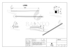Slope profile Balneo copper floor left 120 cm
