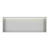 WALL-BOX ONE - INOX z LED - 30x90x10 cm