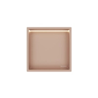 Balneo Wall Box LED Recessed Shelf Copper 30 x 30 x 10 cm