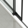 Drzwi prysznicowe rozsuwane Balneo Porta – Czarny 120 cm