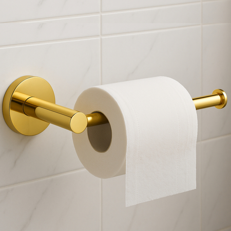 Balneo Qube paper holder gold model 1