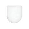 White soft-close toilet seat for Balneo LUNA and LUXA toilet bowls