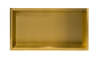 Niche shelf Balneo Wall Box One Gold 60 x 30 x 7 cm gold made of stainless steel with flange