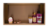Niche shelf Balneo Wall Box One Copper 60 x 30 x 7 cm copper made of stainless steel with flange