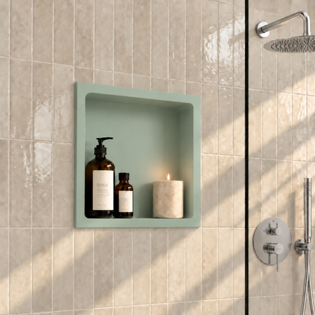 Półka wnękowa WALL-BOX Solid One Pistachio Cream