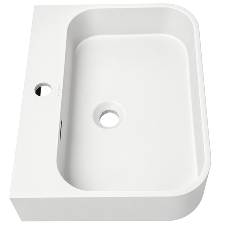 Umywalka BELORIA Solid Surface Coco White