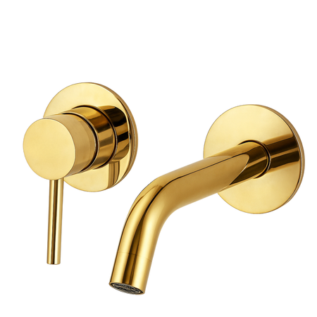 Balneo Cascade washbasin faucet model 3 shiny gold