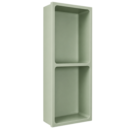 Niche shelf WALL-BOX Solid Duo Pistachio Cream