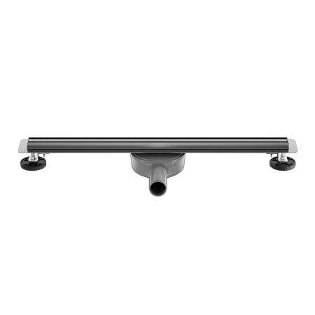 Odpływ liniowy podłogowy Balneo Slim & Low ProLine Gun Metal 100 cm