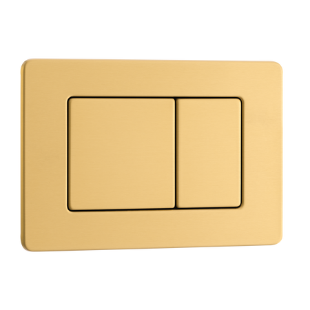 Flush button for TOILET Balneo Axo gold made of stainless steel brushed