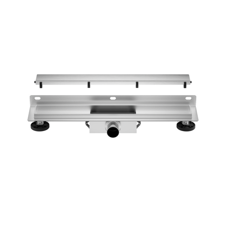 Odpływ liniowy przyścienny Balneo Wall&Floor Inox 60 cm dwustronny
