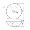 Washbasin TIERA Solid Surface Cotto Antico