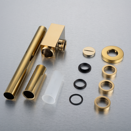 Trap basin brass Balneo gold square