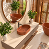 Washbasin ETERIA Solid Surface Cotto Antico