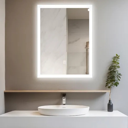 Balneo Cosmo Rectangular Backlit Mirror 60 x 80 cm